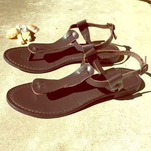 NIB Leather Reese Sandal Sz 8 Coconuts by Matisse